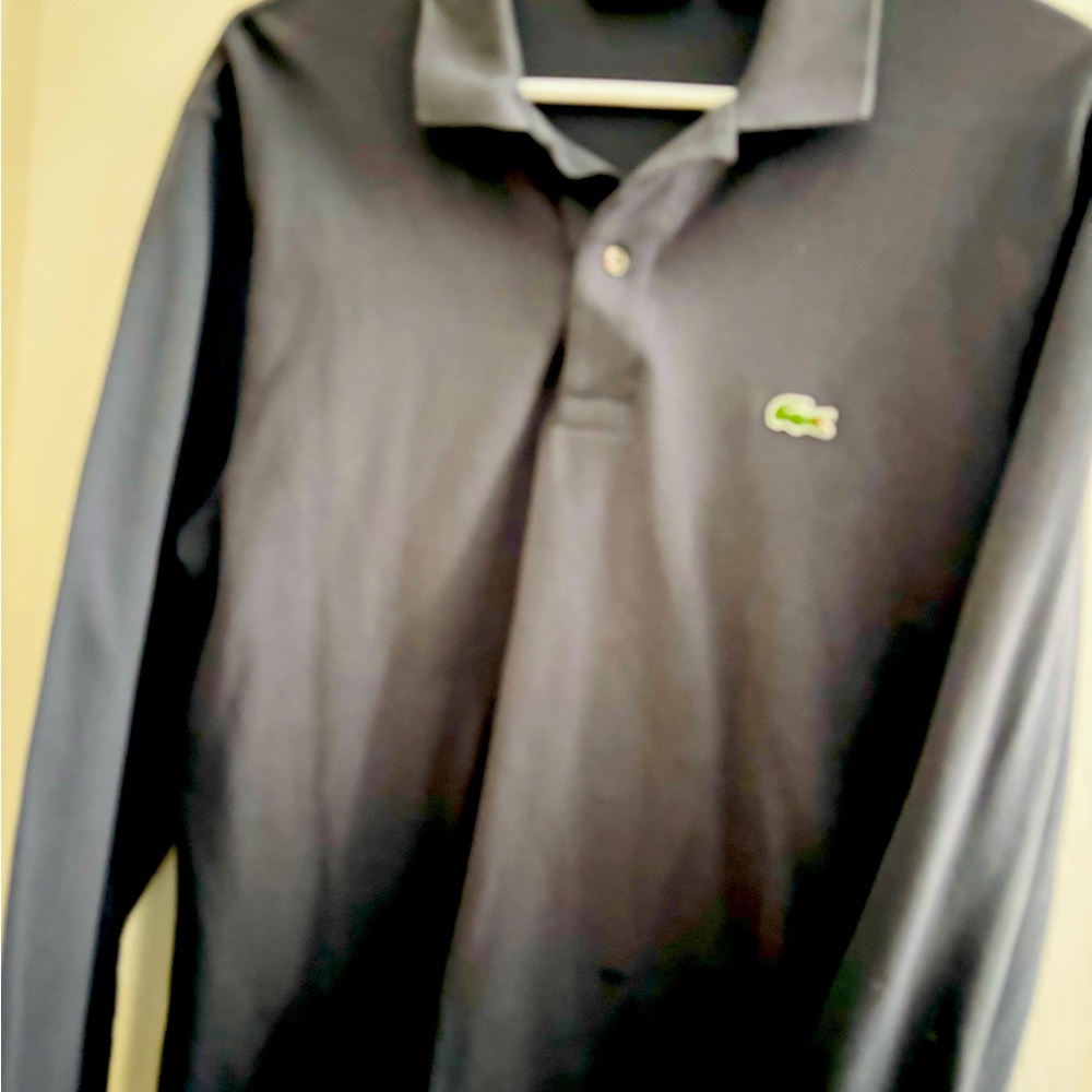 Lacoste Longsleeves grey color Us medium Sz.
